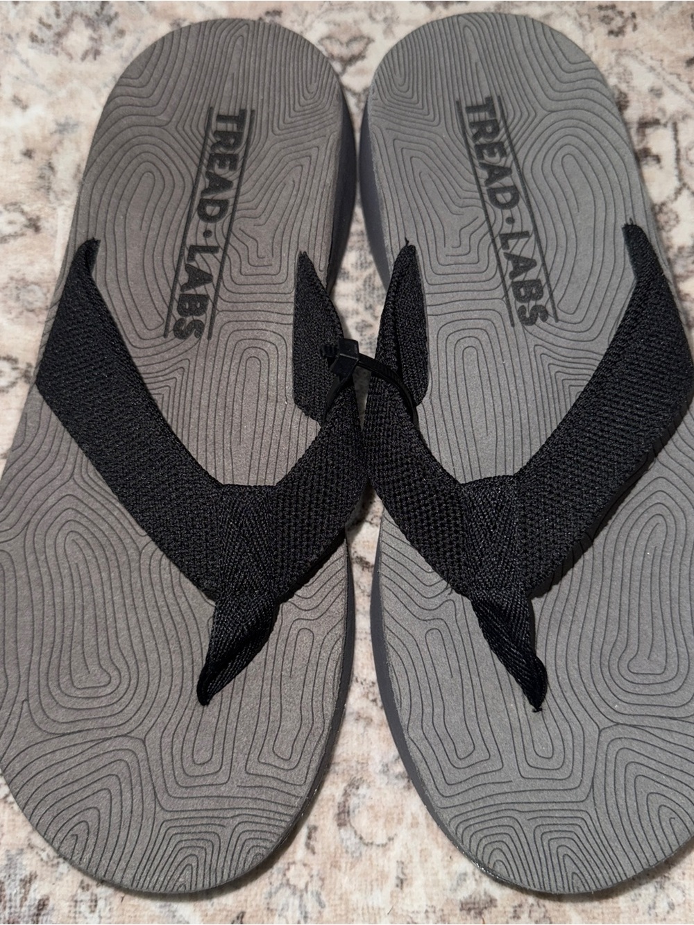 Tread Labs FLIP FLOPS Women’s Size 9 Orleans Black Orthopedic NWOB MSRP $100